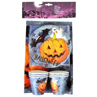 Sett tal-Mejda tal-Halloween ta' 19-il Biċċa (6 settijiet)