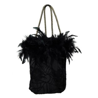HANDBAG TAL-LOGĦOB BIR-RIX U PRINT TA' SPIDERWEB (6 biċċiet)