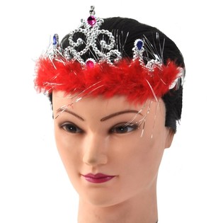 Kuruna tal-Prinċipessa tal-Fidda bil-Plush - Mudell 4 (12-il biċċa)
