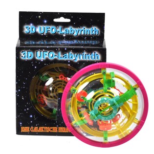***GADGET*** LOGĦBA LABIRINT UFO 3D KBIRA (3 biċċiet)