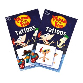 TATWAĠĠI DISNEY B'2 PARTIJIET - MUDELL: PHINEAS U FERB (50 biċċa)