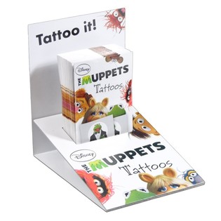 Tattoos Disney ta' 2 Biċċiet f'Display - Mudell: The Muppets (50 biċċa)