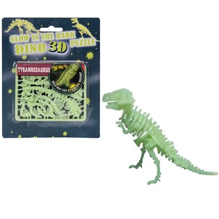 Puzzles 3D tad-Dinosawri Glow in the Dark (24 biċċa)