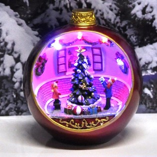 Ornament tal-Milied Lussuż bid-Dawl u l-Ħoss