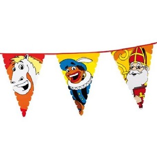 Katina ta' Bandieri Kbar ta' Sinterklaas u Piet 6 Metri (13-il biċċa)