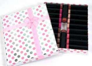Lipstick 5 tipi b'ippakkjar roża (20 biċċa)