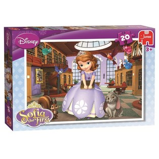 JUMBO DISNEY PUZZLE SOFIA THE FIRST FIL-LIBRERIJA 20 BIĊĊA (5biċċiet)