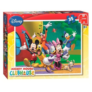 Jumbo Disney Puzzle Mickey Mouse Clubhouse Ritratt tal-Grupp 35 Biċċa (5 biċċiet)