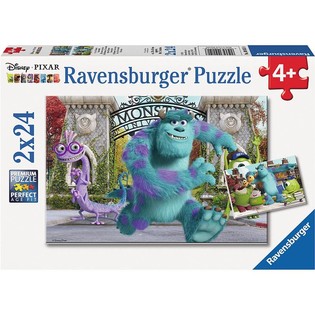 DISNEY PIXAR PUZZLES MONSTERS UNIVERSITY 2-IN-1 (4 biċċiet)