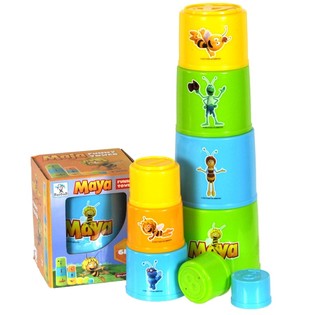 MAYA THE BEE FUNNY TOWER TORRI TAL-KWADRI (6 biċċiet)