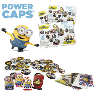 MINIONS POWER CAPS FUN PACK DISC SHOOTERS F'BLINDBAG (100 biċċa)
