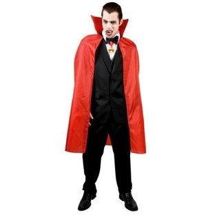 Mantell ta' Dracula għall-Adulti - Aħmar