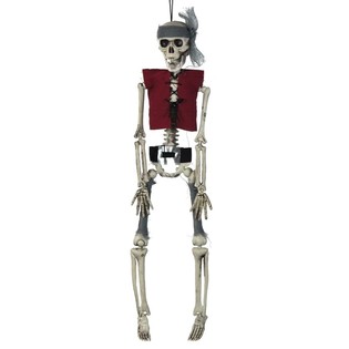 Skelet Mdendel Pirata 40 cm (6 pz) - Halloween Dekorazzjoni bl-Ingrossa