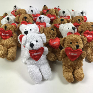 MIX ORSIJIET TAL-PLUSH BIL-QALB (24 biċċa)