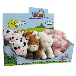 ANIMAL TAL-FARM TAL-FILPA LUSSUŻI, 4 ASSORTITI F'DISPLAY (12-il biċċa)