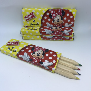 Disney - Minnie Mouse Sett ta' 4 Kuluriti %g%ar f%Kaxxa (48 pz)