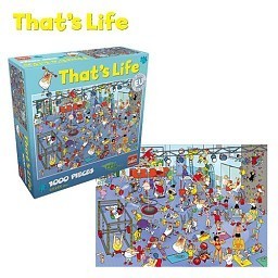 That’s Life Puzzle - The Gym, 1000 biċċa (1 f'kull pakett)
