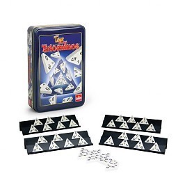 Triominos The Original Travel Tour Edition (Kaxxa tal-Metall) (1 pz.)