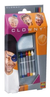 SES Clowny Face Paint Crayons (6 Kuluri) (1 pz.)