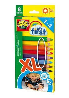 SES Creative My First - Lapsijiet tal-Kulur XL (8 biċċiet)