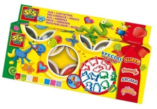 SES Sett tal-Klaj Claymania 8x90g + Forom (1 pz.)