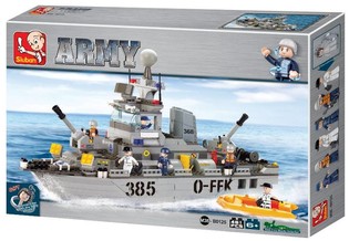 Sluban Army Destroyer Torpedo Boat M38-B0125 (1 pz.)