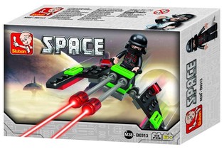Sluban Space Fighter M38-B0313 Ajruplan tal-Ispazju (1 pz.)
