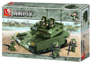 Sluban Army Tank M38-B0305 Set tal-Kostruzzjoni (1 pz.)