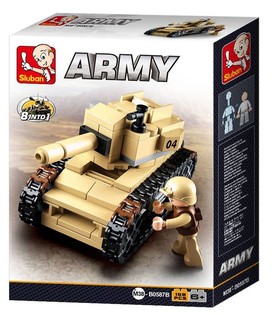 Sluban Army Tank 8 f'1 M38-B0587B (1 pz.)