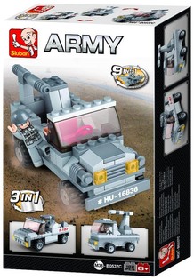 Sluban Army Lanċjar tar-Rokits 3-f'1 M38-B0537C (1 biċċa)