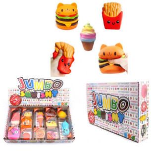 Squishies JUMBO f'Display (12 biċċa) - Stress Balls Fwejjaħ