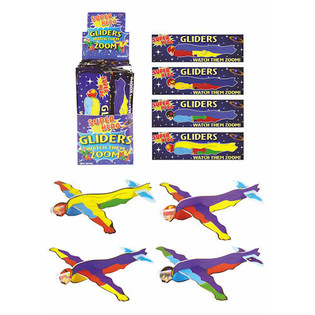 AJRUPLANI TAL-FOAM FIGHTER GLIDERS &ndash; MUDELL: SUPER HEROES F'DISPLAY (48 pz)