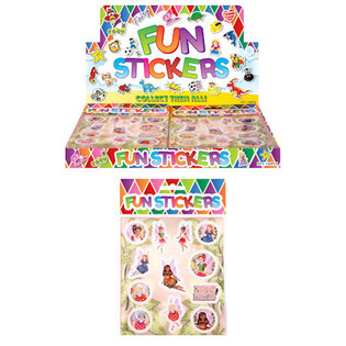 FUN STICKERS – MUDELL: FARIJIET (120 biċċa)