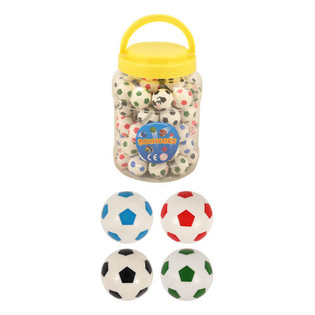 Boċċi li Jirbattu tad-Disinn tal-Futbol Ø3.3 cm f'Vażett (72 biċċa)