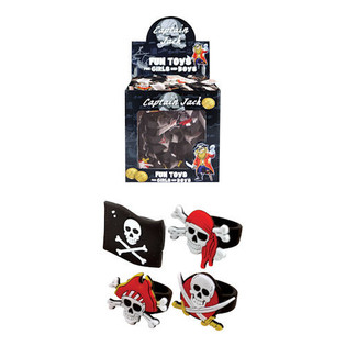 Ċrieket tas-silikon tat-tfal: Pirati f'displej (156 biċċa) - Wholesaler