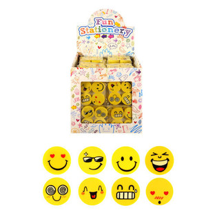 MUDELL GOMOM: SET TA' 4 GOMOM SMILEY F'DISPLAY (120 biċċa)