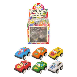 Karozzi Pull Back b'Għajnejn f'Display (60 pz.)