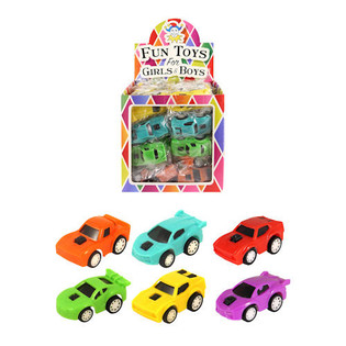 PULL BACK SPORT CARS F'DISPLAY (48 biċċa)