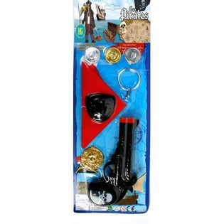 SET TAL-PIRATI B'PISTOLA TAL-ĦOSS FUQ KARTA (24 pz.)