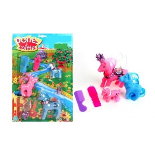 Sett ta' Logħob tal-Familja Pony fuq Kard (6 biċċiet)