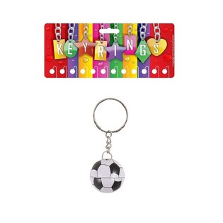 Portachiavi tal-Futbol tal-Metall (12-il biċċa)