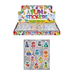 Stikers Divertenti – Mudell: Robots (120 biċċa)