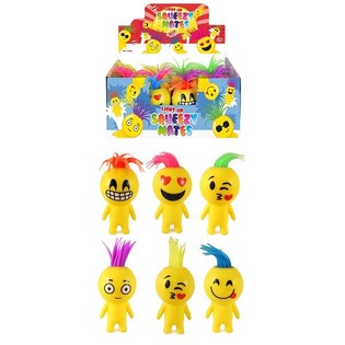 Pupi Smiley Squeezy li Jixegħlu f'Display (12-il biċċa)