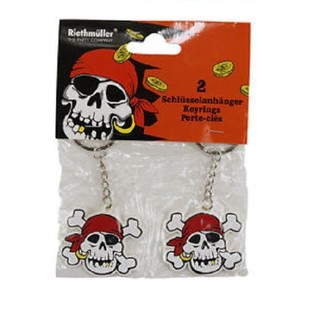 Sett ta' 10 pakketti b'żewġ keychains tal-Pirati kull wieħed