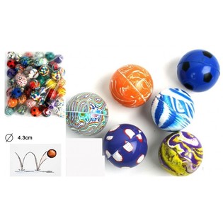 BOUNCY BALLS MEGA KBAR – Ø4,3CM (48 biċċa)