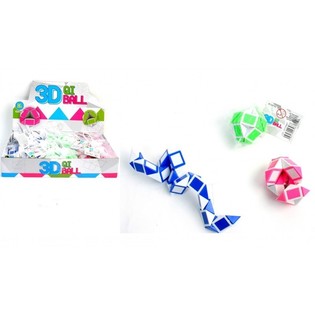 Ballun 3D Puzzle 'Agħmel is-Serp tiegħek' f'Display (24 pcs)