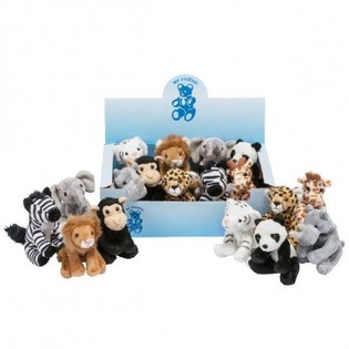ANIMAL I TAŻ-ŻU TAL-PLAUSH FIL-DISPLAY (18-il biċċa)