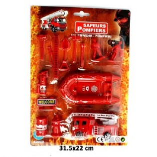 Trakk tat-Tifi tan-Nar Pull Back + Sett tal-Logħob (24 pz)