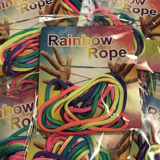 RAINBOW ROPE - Ħabel tal-Arcobalenu b'ħafna kuluri (12-il biċća)