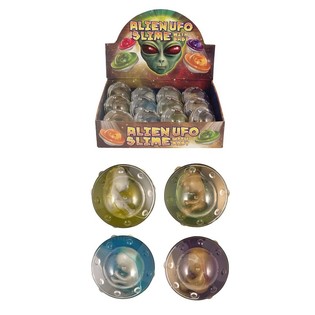Slime tal-Aliens fl-UFO f'Kaxxa Display (12-il biċċa)